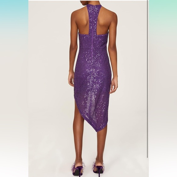 TOCCIN X RTR Design Collective Sequin Asymmetrical Dress - Picture 11 of 11